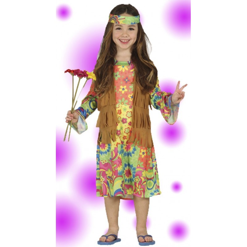 Disfraz de Hippie con Chaleco Infantil