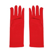 Guantes rojos cortos