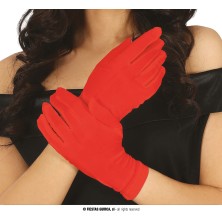 Guantes rojos cortos