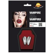 Colmillos vampiro plata