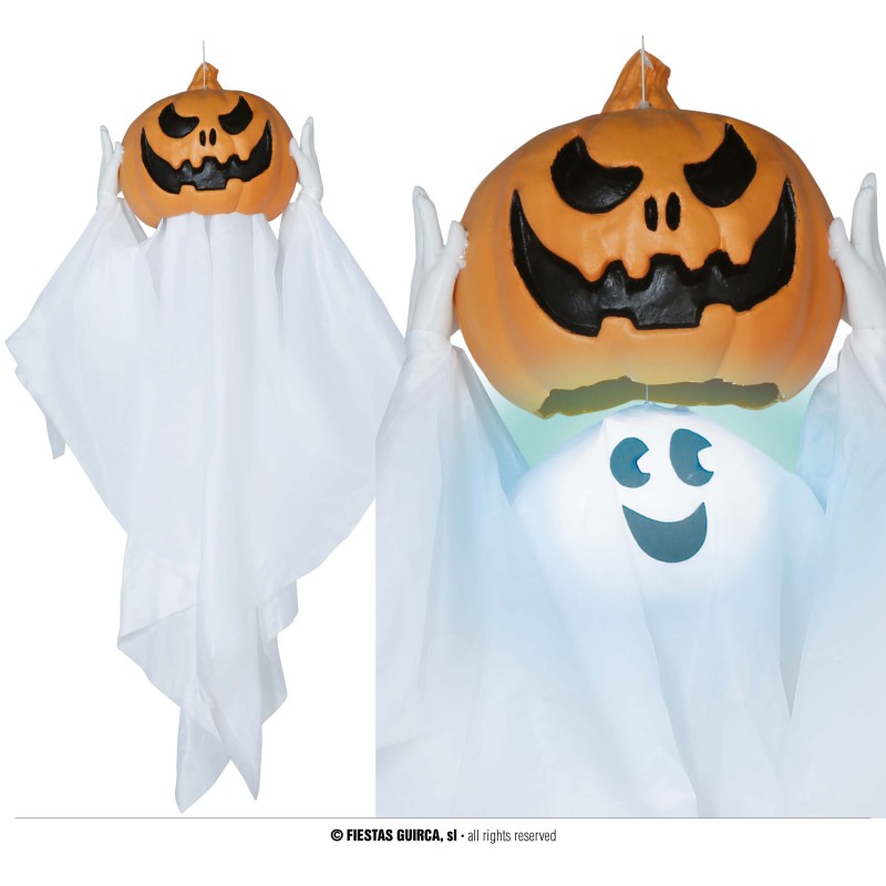 Colgante Fantasma con calabaza