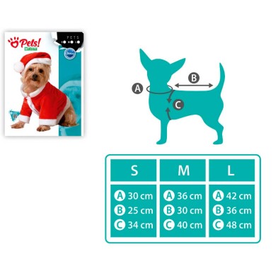 Disfraz de Papa Noel para mascota