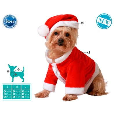 Disfraz de Papa Noel para mascota